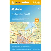 1 Malmö Sverigeserien 1:50 000